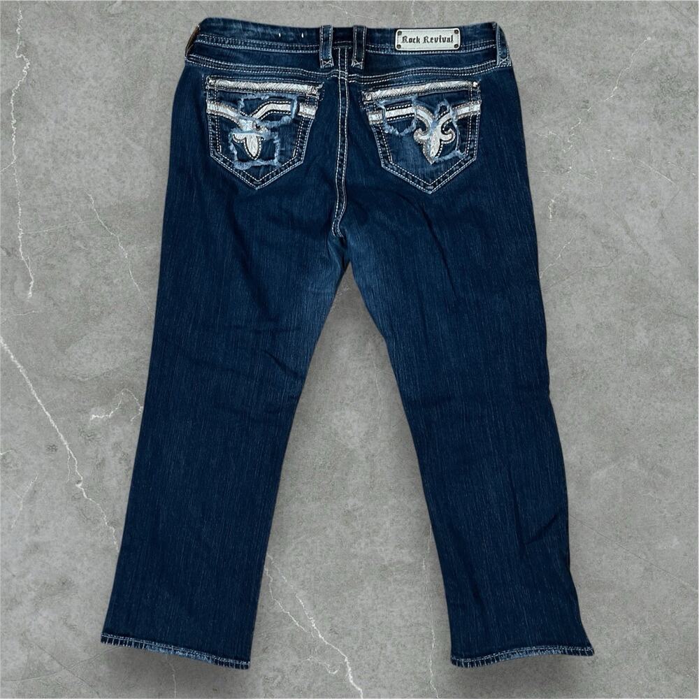 Rock Revival Dark Blue Women's Jeans